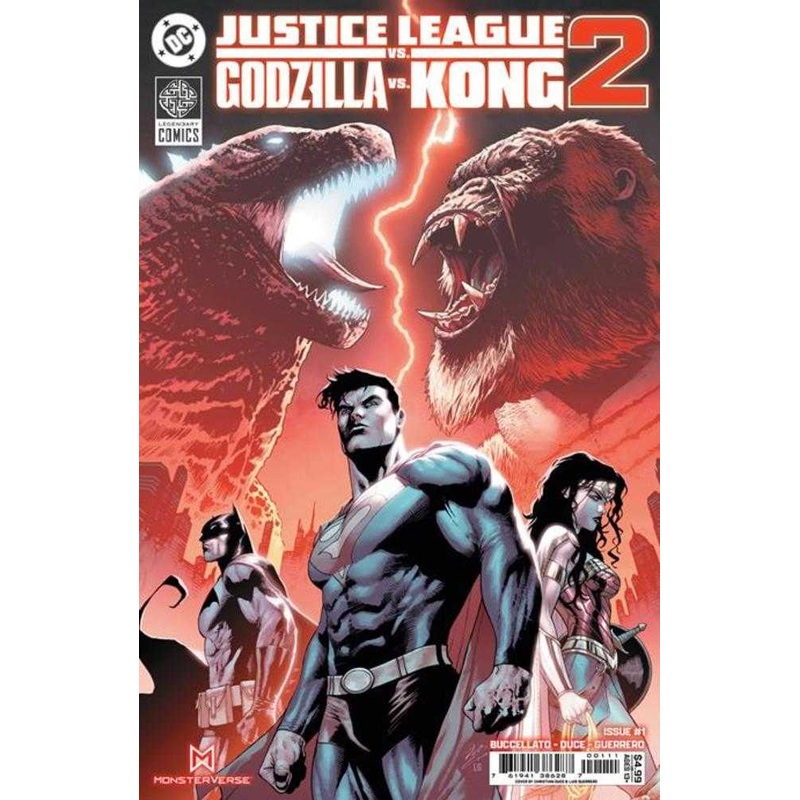 Justice League vs Godzilla vs Kong 2 #1 (Of 7) Cover A Christian Duce