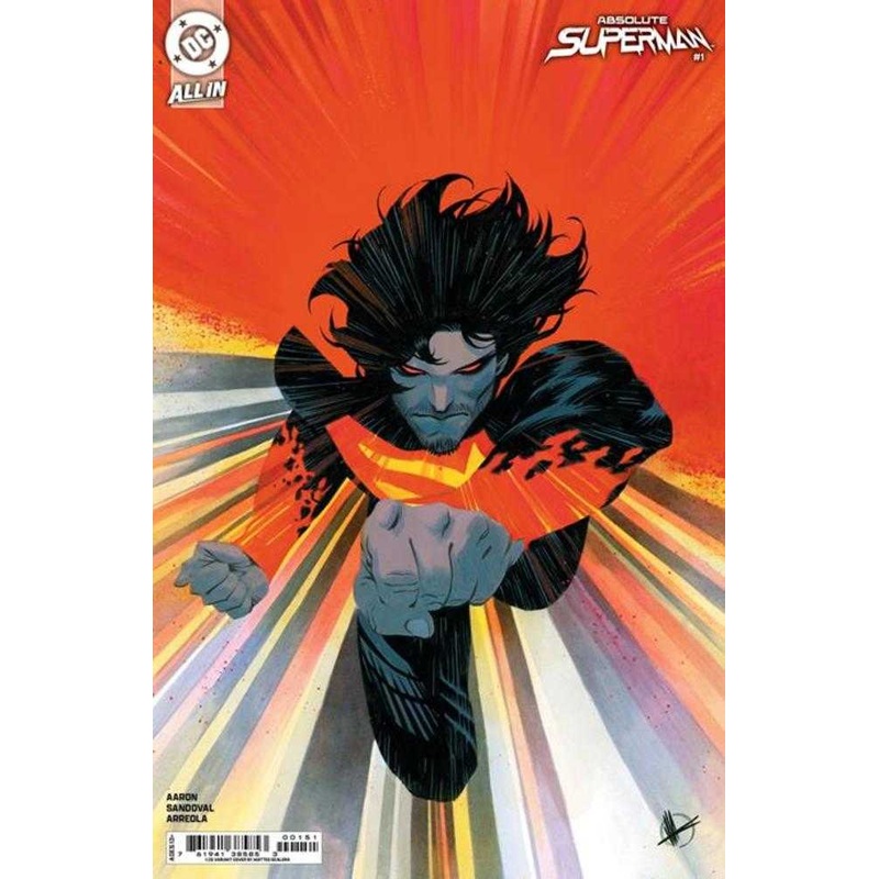 Absolute Superman #1 Cover F 1 in 25 Matteo Scalera Card Stock Variant *one copy per customer*