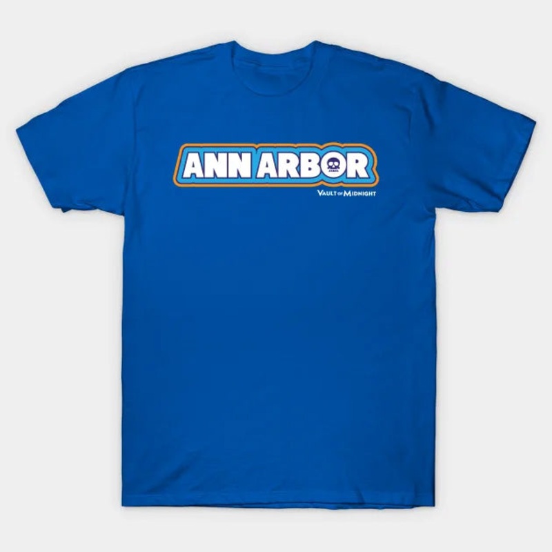 T-Shirt: Vault of Midnight Ann Arbor - Royal Blue Small