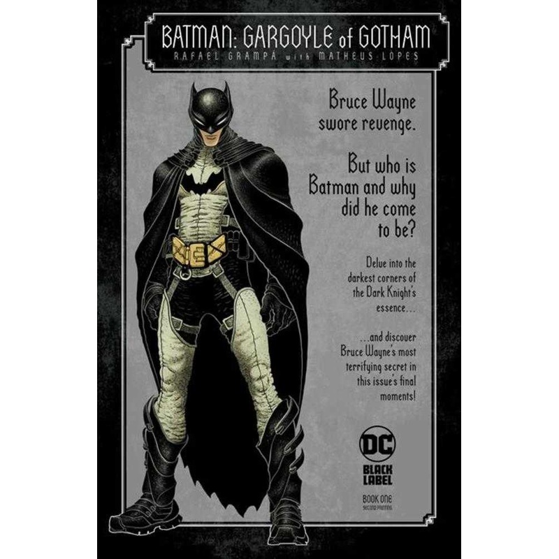 Batman Gargoyle Of Gotham #1 2nd Print