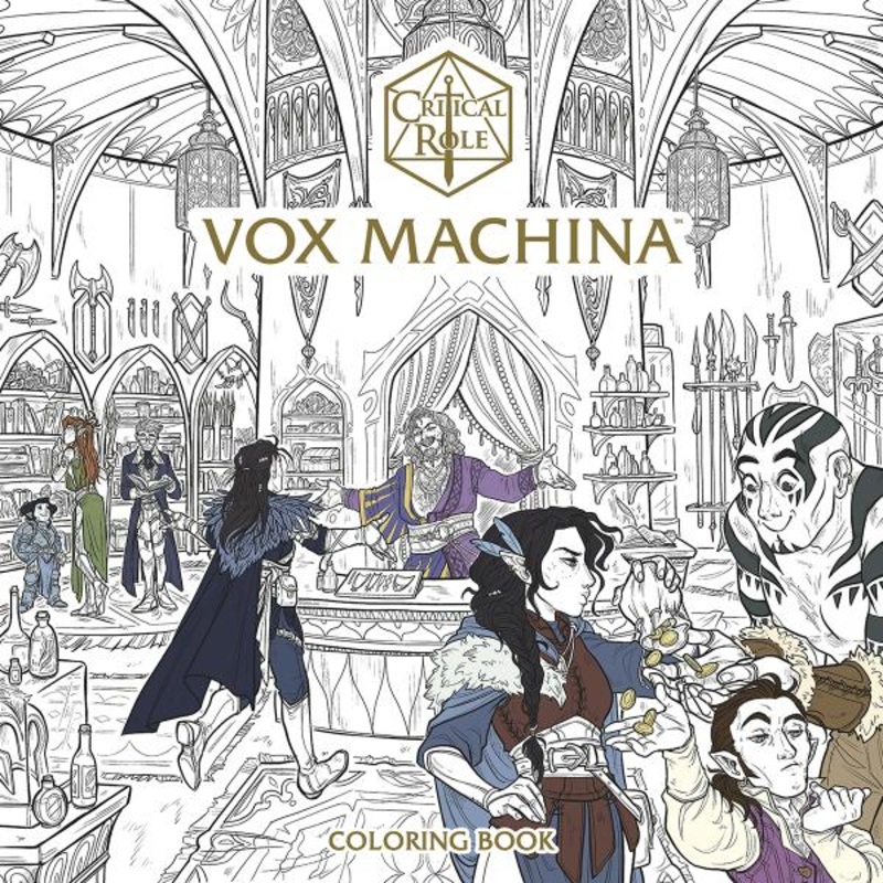 Critical Role: Vox Machina Coloring Book