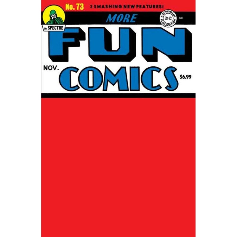 More Fun Comics #73 Facsimile Edition Cover C Blank Variant