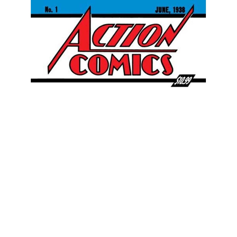 Superman Day 2025 - Action Comics #1 Golden Age Sized Facsimile Edition Cover D Blank Variant