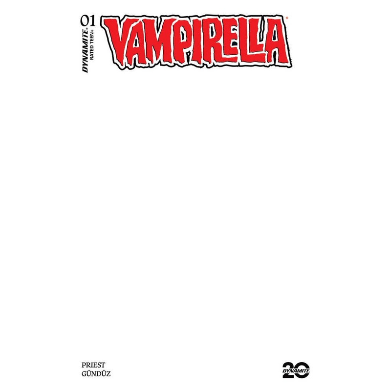 Vampirella (2025) #1 Cover H Blank Authentix