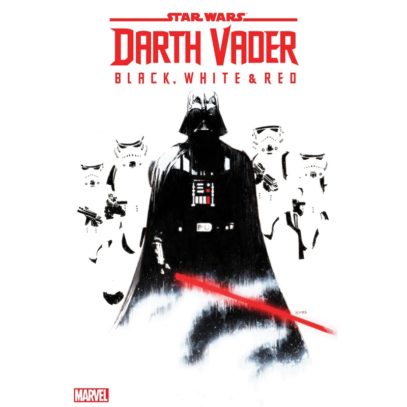 STAR WARS DARTH VADER BLACK WHITE AND RED #1 ANDREWS VAR 1:25 INCV