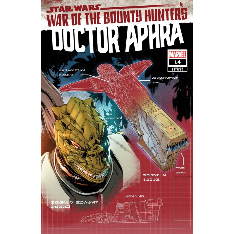 STAR WARS DOCTOR APHRA #14 VILLANELLI BLUEPRINT VAR WOBH