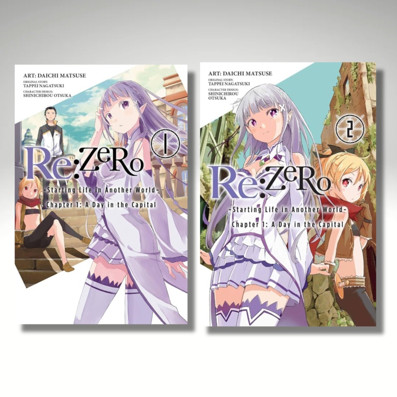 [Combo] Re:ZERO -Starting Life in Another World Chapter 1: A Day in the Capital Vol 1-2
