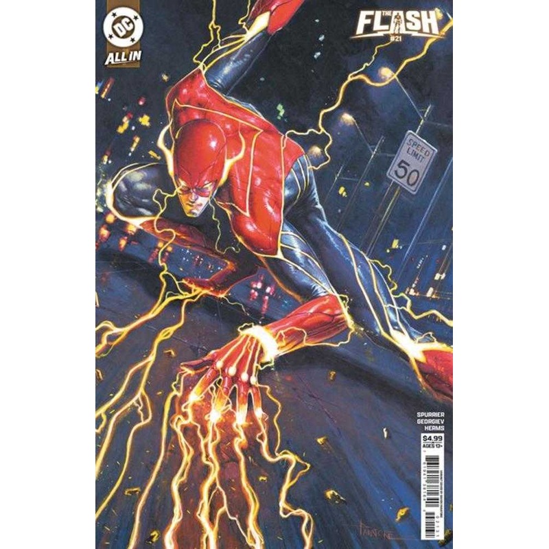 Flash #21 Cover B Davide Paratore Card Stock Variant